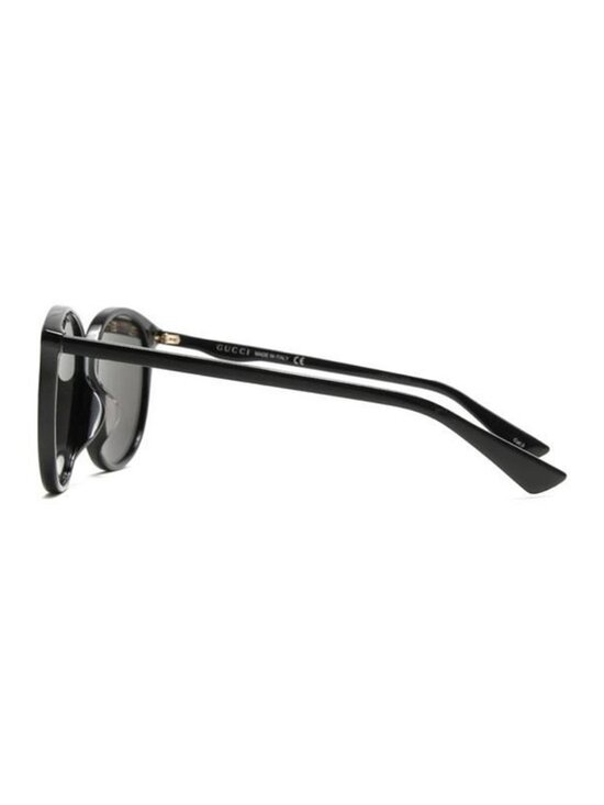 GUCCI WOMENS ROUND SHINY BLACK SUNGLASSES GG0261SA-30002353-001 main image 7